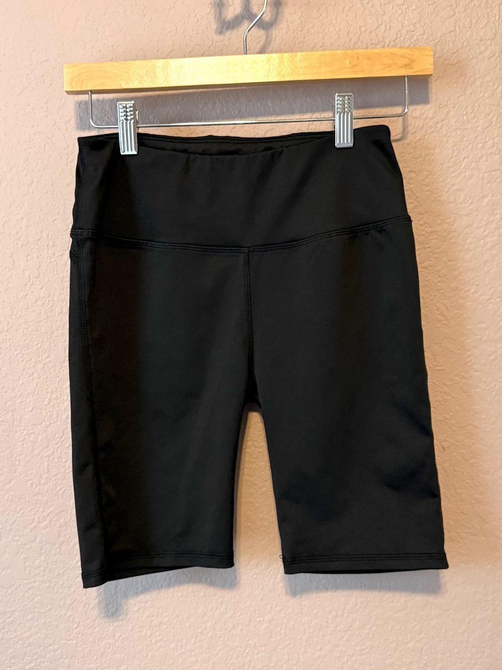 Forever 21 Black High-Rise Bike Shorts